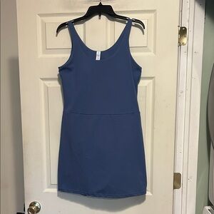 Elle Sport Blue Active Tank Dress Size Medium